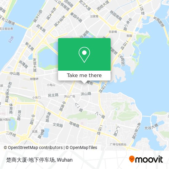 楚商大厦-地下停车场 map