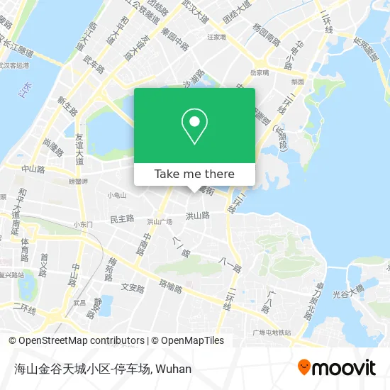 海山金谷天城小区-停车场 map