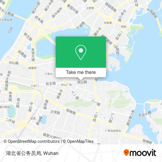 湖北省公务员局 map