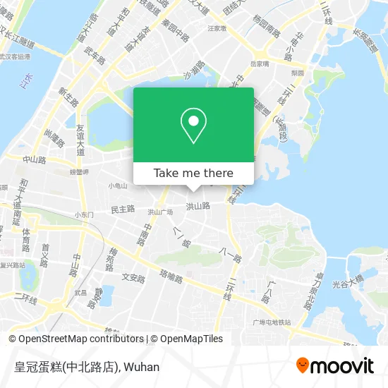皇冠蛋糕(中北路店) map