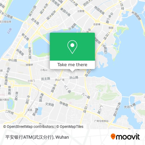 平安银行ATM(武汉分行) map