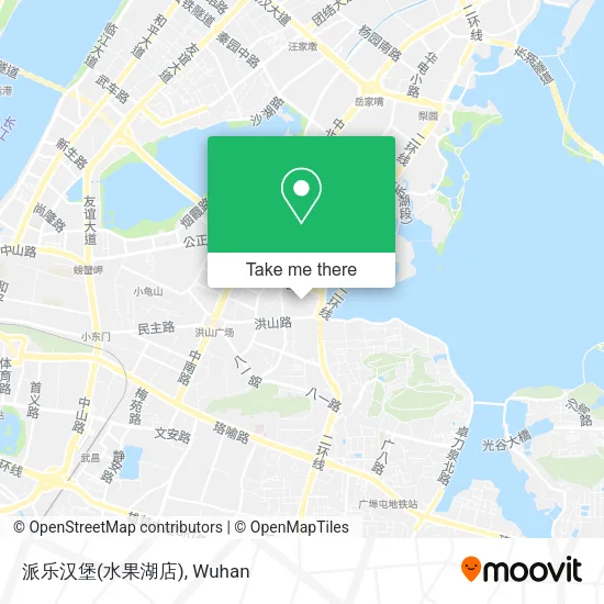派乐汉堡(水果湖店) map