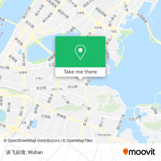 谈飞副食 map