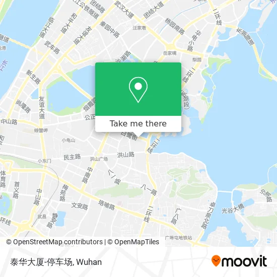 泰华大厦-停车场 map