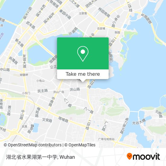 湖北省水果湖第一中学 map