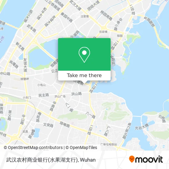 武汉农村商业银行(水果湖支行) map