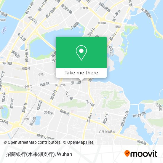 招商银行(水果湖支行) map