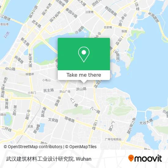 武汉建筑材料工业设计研究院 map