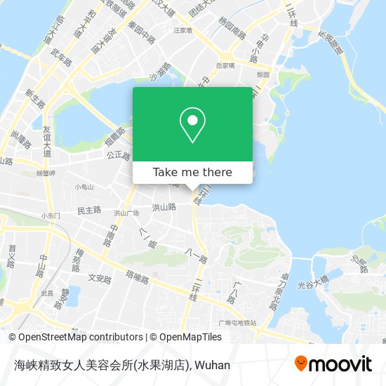海峡精致女人美容会所(水果湖店) map