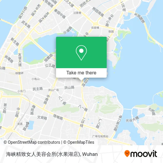 海峡精致女人美容会所(水果湖店) map