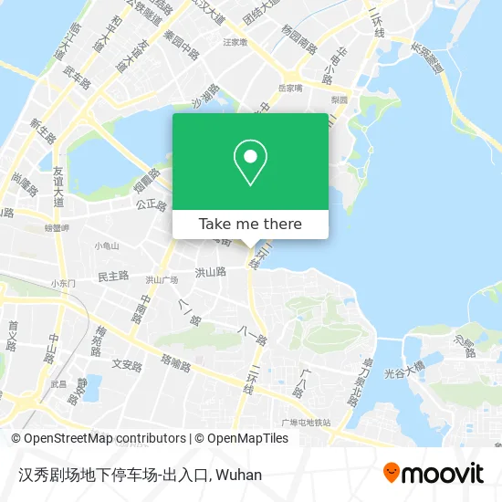 汉秀剧场地下停车场-出入口 map