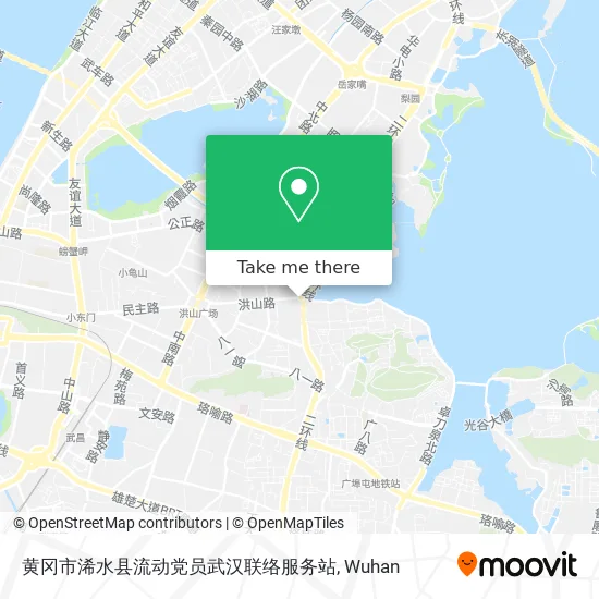 黄冈市浠水县流动党员武汉联络服务站 map