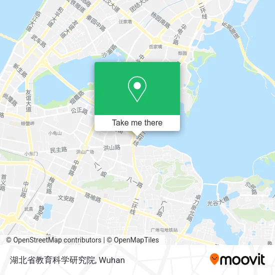 湖北省教育科学研究院 map