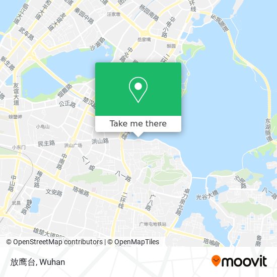 放鹰台 map