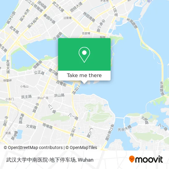 武汉大学中南医院-地下停车场 map