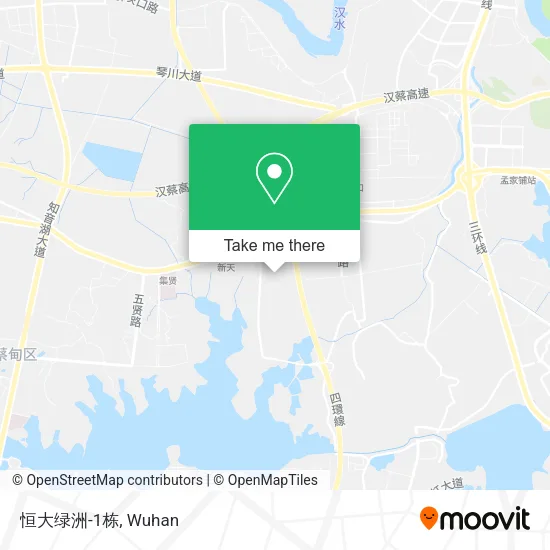 恒大绿洲-1栋 map