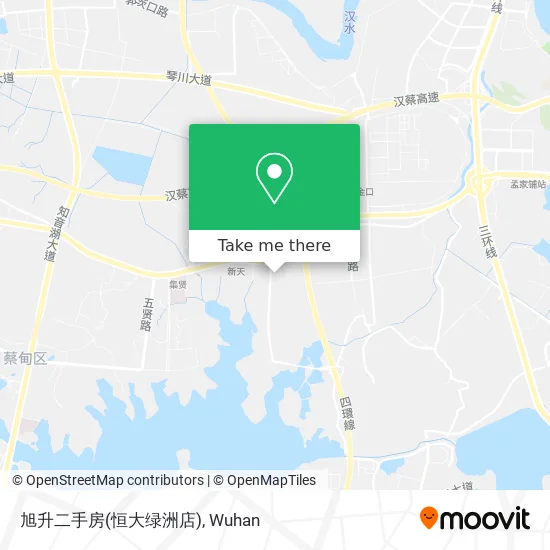旭升二手房(恒大绿洲店) map