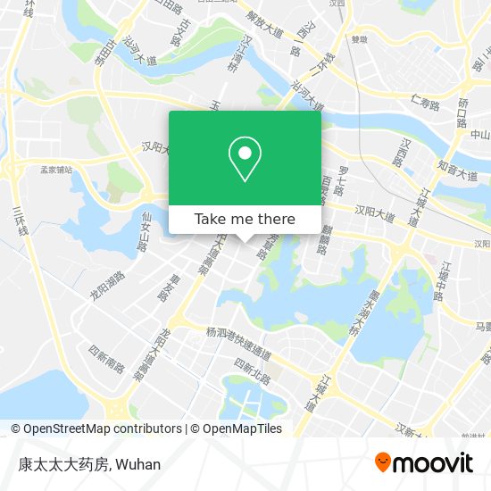 康太太大药房 map