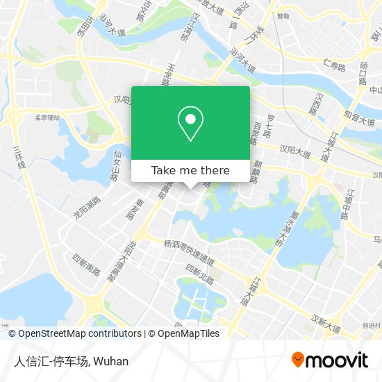 人信汇-停车场 map
