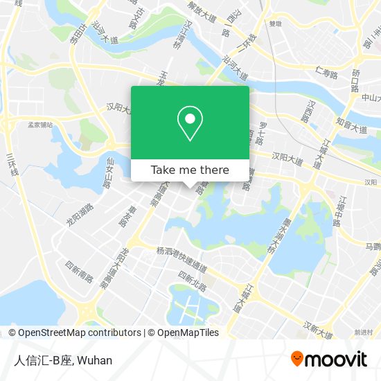 人信汇-B座 map