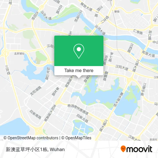 新澳蓝草坪小区1栋 map