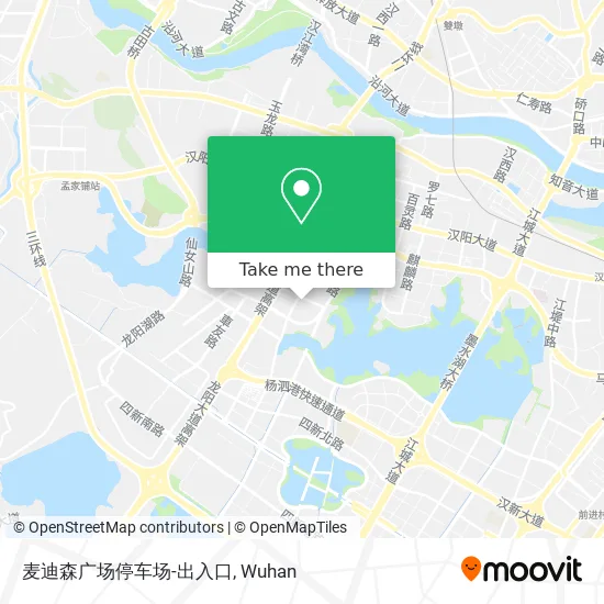 麦迪森广场停车场-出入口 map