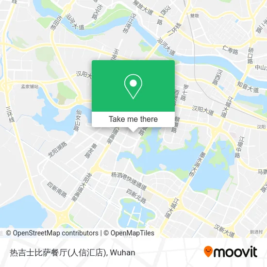 热吉士比萨餐厅(人信汇店) map