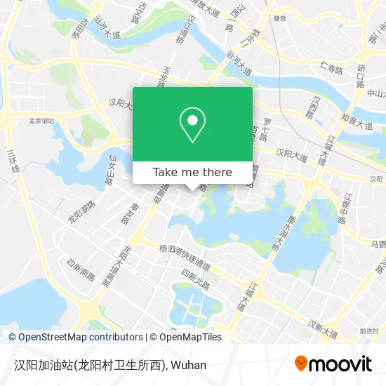 汉阳加油站(龙阳村卫生所西) map