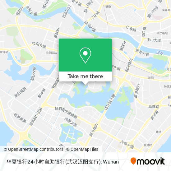华夏银行24小时自助银行(武汉汉阳支行) map