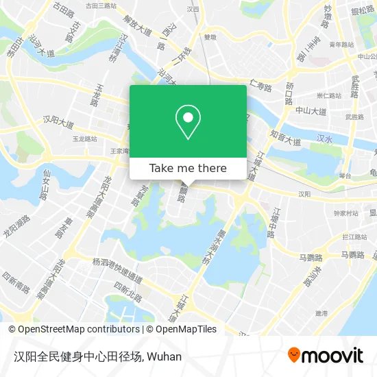 汉阳全民健身中心田径场 map