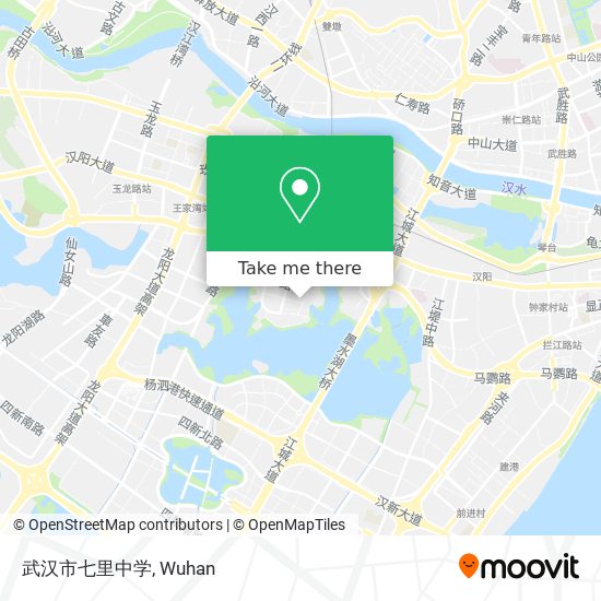 武汉市七里中学 map