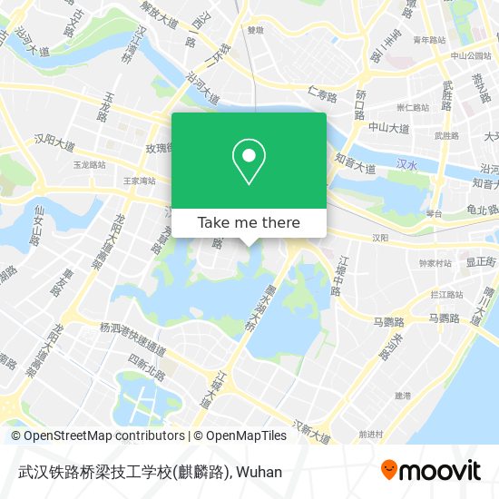 武汉铁路桥梁技工学校(麒麟路) map