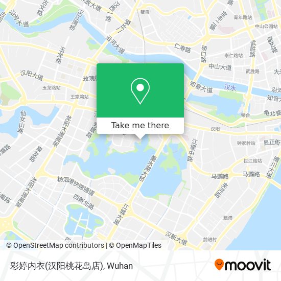 彩婷内衣(汉阳桃花岛店) map