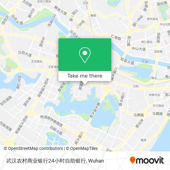 武汉农村商业银行24小时自助银行 map