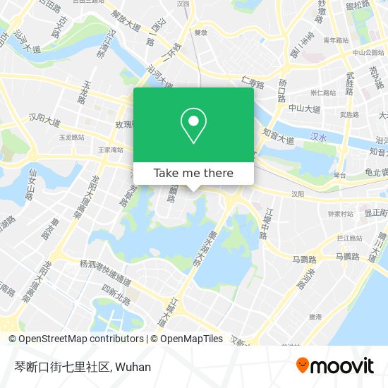 琴断口街七里社区 map