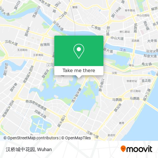 汉桥城中花园 map