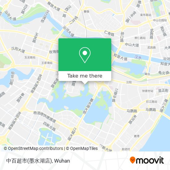 中百超市(墨水湖店) map