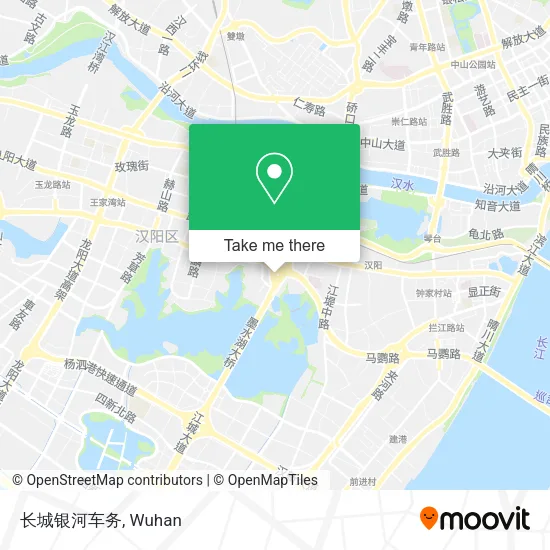 长城银河车务 map