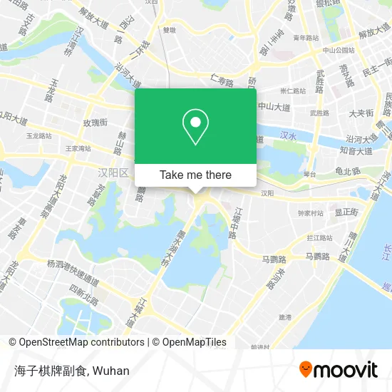海子棋牌副食 map