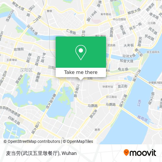 麦当劳(武汉五里墩餐厅) map