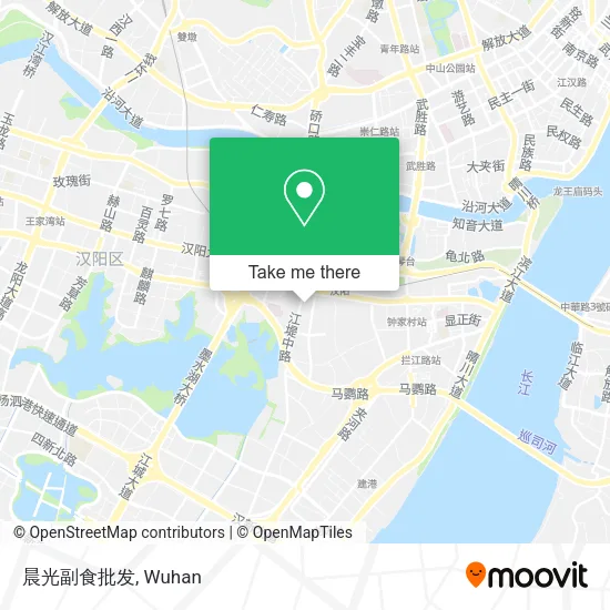 晨光副食批发 map