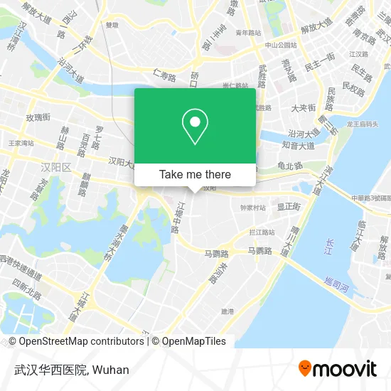 武汉华西医院 map