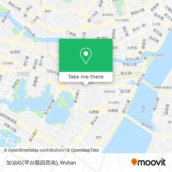 加油站(琴台颖园西南) map