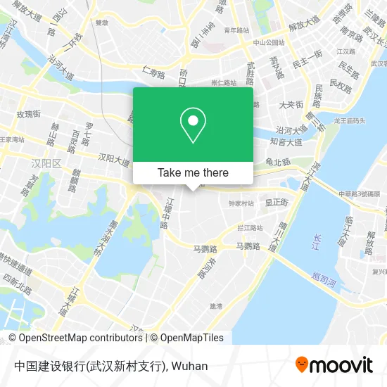中国建设银行(武汉新村支行) map
