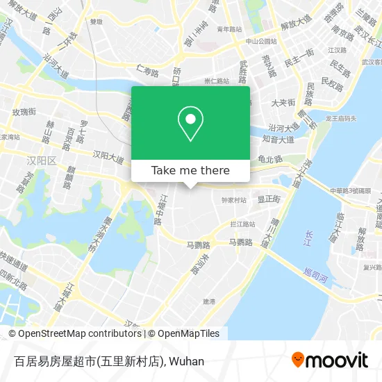 百居易房屋超市(五里新村店) map