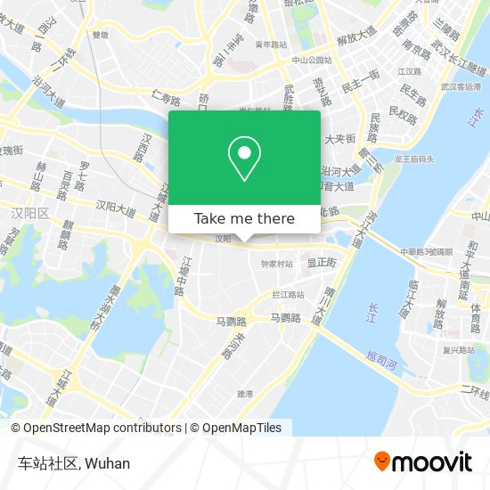 车站社区 map