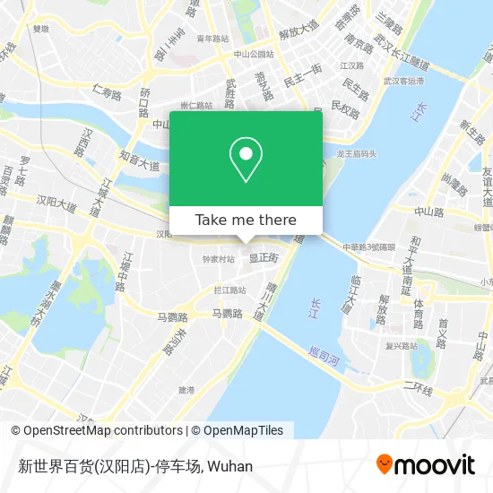新世界百货(汉阳店)-停车场 map