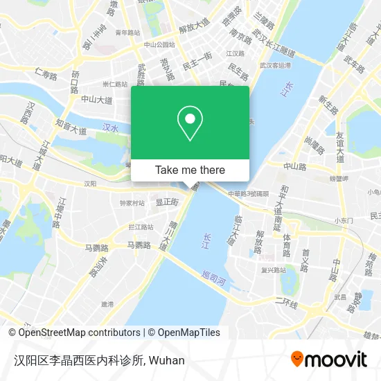 汉阳区李晶西医内科诊所 map