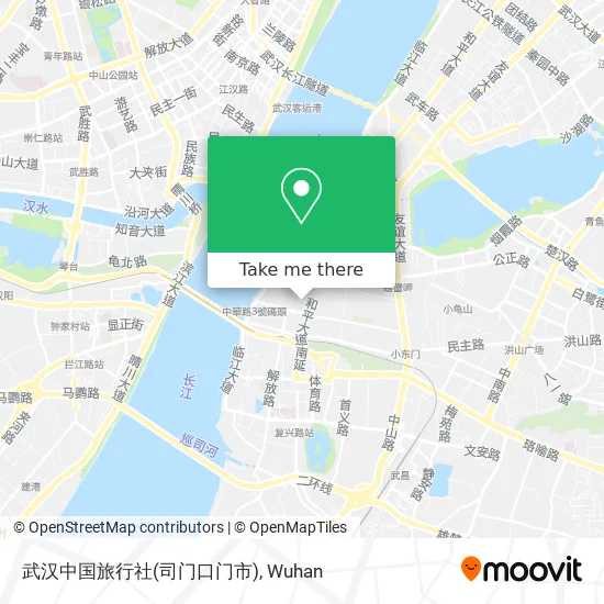 武汉中国旅行社(司门口门市) map