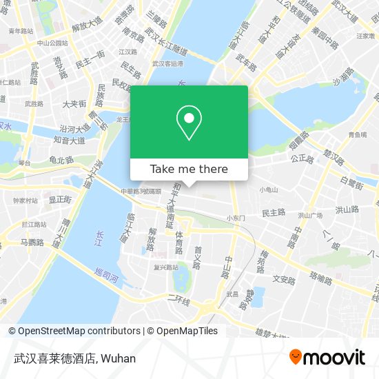 武汉喜莱德酒店 map